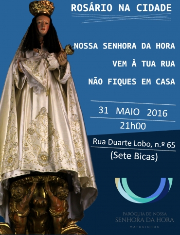 Oração do Rosário na conclusão do mês de Maio