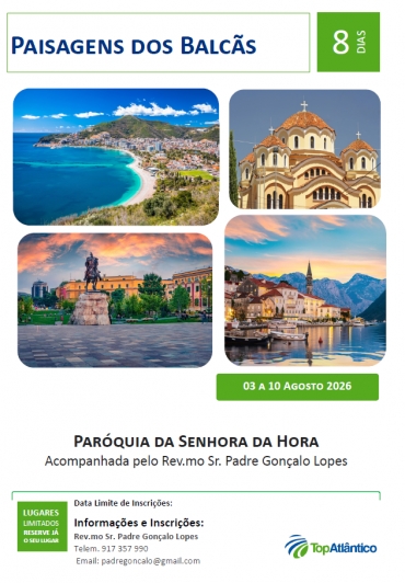 Viagem de grupo aos Balcãs