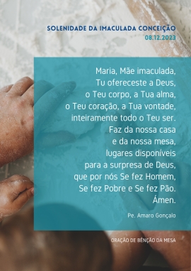 Bênção da Mesa | 8.12.2023