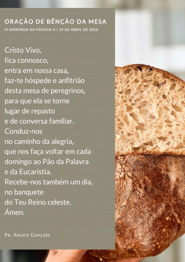 Bênção da mesa | 19.04.2026