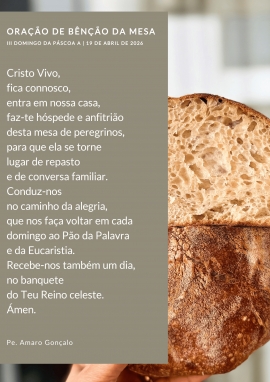 Bênção da mesa | 19.04.2026