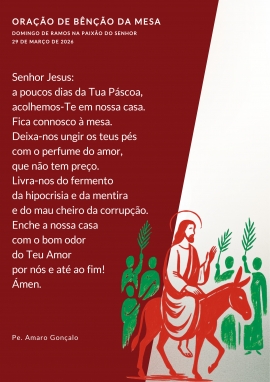 Bênção da mesa | 29.03.2026